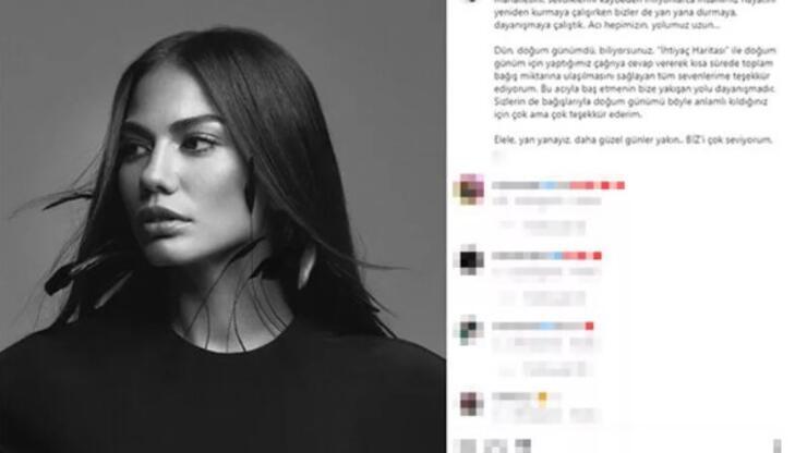 Demet Özdemir böyle teşekkür etti