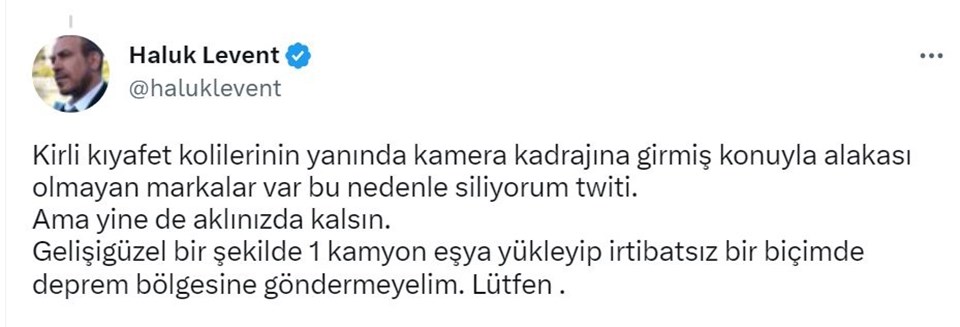 Haluk Levent: İşimizi gücümüzü bıraktık bazı eşyaları çöpe göndermekle meşgulüz - 1
