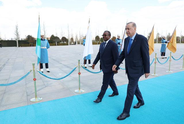 AA-20230308-30511530-30511524-CUMHURBASKANI_ERDOGAN_GINE_BISSAU_CUMHURBASKANI_EMBALO_ILE_GORUSTU