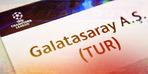 Galatasaray'ın Şampiyonlar Ligi'ndeki rakibi belli oldu!
