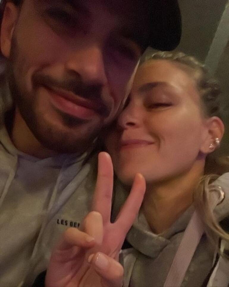 Aslı Enver aşka geldi Berkin Gökbudak ile romantik karelerini paylaştı