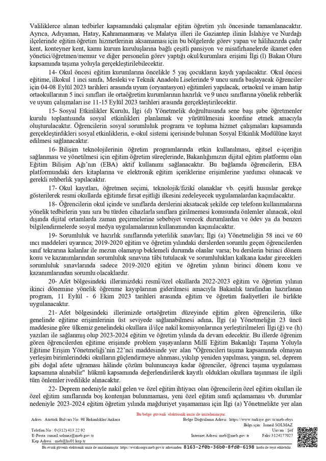 Öğretmenlerin önlük giymesi zorunlu mu 2023?