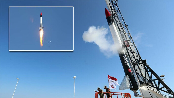 Yerli ve milli Sonda Roketi'nin fırlatma testi başarıyla gerçekleşti